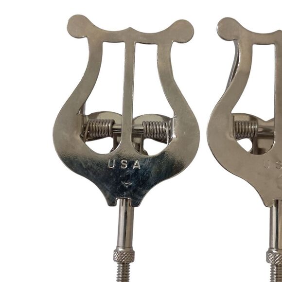 3 Clarinet Yamaha Lyre Marching Bands Music Stands Music Sheet Clips Clamps - Picture 5 of 16